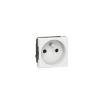 Prise lectrique - legrand - prmosaic 2p + t f / b a vis - blanc - intrieur - 1 poste