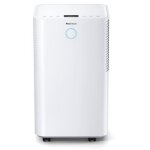 Pro breeze d�shumidificateur compresseur 12 l / jour avec capteur dhumidit� automatique drainage continu ...