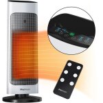 Pro breeze radiateur soufflant colonne 2000w avec tlcommande et cran led mode eco conome en nergie ...