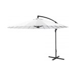 Parasol flottant - progarden - shanghai 300 cm - aluminium / polyester blanc - manuel - mt dport