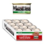 Pro plan sterilised - 18 x 85 g + 6 gratuites - terrine au saumon et thon - botes repas pour chat adulte ...