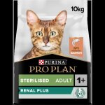 Pro plan sterilised adult renal plus saumon 10kg - croquettes compltes pour chats adultes striliss ...