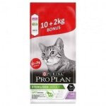 Pro plan sterilised - croquettes  la dinde - pour chat adulte - 10 kg + 2 kg offerts