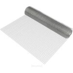 Pro. tec 1x rouleau grillage mtallique (mailles carres)(1m x 25m)(galvanis) grille soude grillage ...