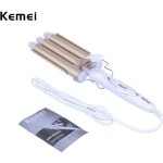 Professionnel 110 - 220 v fer  friser les cheveux en cramique triple barrel bigoudi fer  onduler styling ...
