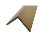 Profil dangle bois composite pour bardage - l: 270 cm - l: 6 cm - e: 6 cm - beige clair Profil dangle bois composite pour bardage - l: 270 cm - l: 6 cm - e: 6 cm - beige clair
