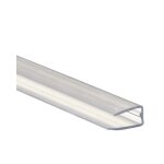Profil polycarbonate de bordure et obturation - l: 210 cm - e: 10 mm - transparent