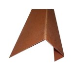 Profil de rive toiture tuile pvc - l: 188 cm - l: 38 cm - antique