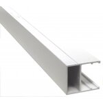 Profil� de bordure monobloc en u 32 mm - l: 4 m - l: 46 mm - e: 32 mm - blanc ral 9010