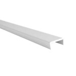 Profil� habillage chantde 19mm u aluminium 9x215x9 laqu� blanc lg 1000mm
