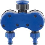 Programmateur darrosage - royal gardineer - 2 sorties - vert - irrigation automatique