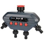 Programmateur darrosage bluetooth - 4 voies - contr�le via application - installation sur nez de robinet ...