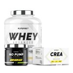 Programme prise de muscle sec - confirm� whey prot�ine pr� - workout cr�atine superset nutrition