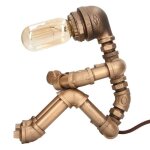 Progr�s - robot lampe industrielle tuyau robot lampe style industriel peinture haute temp�rature r�tro ...