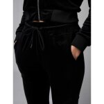 Bas de jogging en velours - project x paris - femme - rose - coupe resserre - lien de serrage