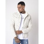 Project x paris - blouson en denim doublure effet laineux - homme Project x paris - blouson en denim doublure effet laineux - homme