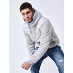 Doudoune - project x paris - matelassé géométrique - bi - matière - zip waterproof - homme Doudoune - project x paris - matelassé géométrique - bi - matière - zip waterproof - homme