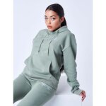 Sweat  capuche signature - project x paris - femme - kaki - vert - manches longues - col capuche