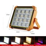 Projecteur de chantier led - pimpimsky - 10000w - rechargeable usb - tanche ip65 - 4 modes luminosit ...