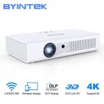Projecteur dlp byintek r19 home cin�ma 3d 4k hd - wifi bluetooth 700 lumens 1280 x 800 30 - 300 pouces ...