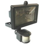 Projecteur halogène radar 120w - velleman - hr150n - extérieur étanche - détection de présence Projecteur halogène radar 120w - velleman - hr150n - extérieur étanche - détection de présence