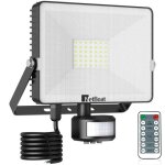 Projecteurs led 30w dtecteur de mouvement spot led extrieur 3000lm ip66 6000k blanc froid 220v coque ...