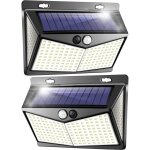 Projecteur led solaire - zvd - 208 led - détecteur de mouvement - ip65 - extérieur (2 pack) Projecteur led solaire - zvd - 208 led - détecteur de mouvement - ip65 - extérieur (2 pack)