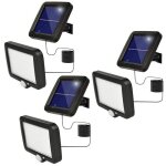 Projecteur solaire avec detecteur de mouvement spot lampe eclairage lumiere led exterieur lampe solaire ...