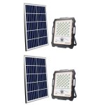 Projecteur solaire led 10w optex avec panneau solaire déporté et détecteur de mouvement - noir Projecteur solaire led 10w optex avec panneau solaire déporté et détecteur de mouvement - noir