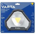 Projecteur de travail varta work flex stadium light - 1450lm - rechargeable - ip54 - orientable