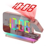  projection horloges numriques  miroir led de 74 pouces grand cran projecteur rotatif  180 veilleuse ...