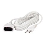 Rallonge domestique 10m - 1380w 6a - blanc - zenitech