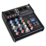 Pronomic b - 403 mini - mixer table de mixage dj avec bluetooth� et enregistrement usb