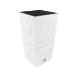 Pot de jardin - prosperplast - rato - 266 l - 265 x 265 x 50 cm - blanc