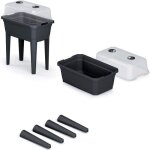 Jardinire - prosperplast - respana ecoline - haute - plastique - serre avec ventilation rglable