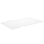 Protecteur de table - transparent - 200x100 cm - 2 mm - pvc - impermable et lavable