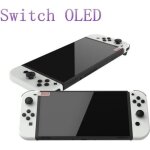 Protection �cran pour nintendo switch oled verre tremp� + lingette micro fibre - stra�e game �