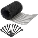 Protection de gouttire - filet de protection pour feuilles de feuillage en plastique 0. 15 * 6m