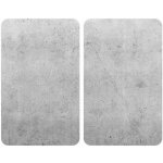 Protection plaque de cuisson universal beton couvre plaque de cuisson en verre effet béton lot de 2 verre ... Protection plaque de cuisson universal beton couvre plaque de cuisson en verre effet béton lot de 2 verre ...
