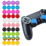 Protection silicone / grip pour joystick de manette ps4 / xbox one / xbox 360 / ps3 (rouge - x2)