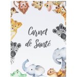 Protge carnet sant enfant couleur motif savane color pop - france 22x16cm