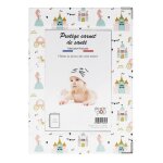 Prot�ge carnet sant� enfant personnalisable couleur motif princesse color pop - france - 22 x 16 cm