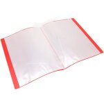 Protège documents a4 - waytex 931422 - 80 vues - 40 pochettes - couverture polypro souple rouge Protège documents a4 - waytex 931422 - 80 vues - 40 pochettes - couverture polypro souple rouge
