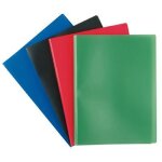 Protge - documents - majuscule business - polypropylne - 60 vues - bleu