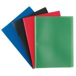 Protge - documents polypropylne 80 vues - majuscule business - bleu - couverture souple - antistatique ...