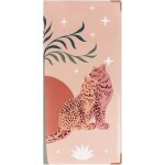 Protge livret de famille couleur motif leopard - france ? pvc vernis ? 22 x 105 cm