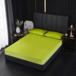 Protège matelas 200x200 - 30cm alèse imperméable et micro respirante souple et silencieuxvert Protège matelas 200x200 - 30cm alèse imperméable et micro respirante souple et silencieuxvert