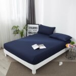 Prot�ge matelas 90x200 - 30cm al�se imperm�able et micro respirante souple et silencieuxbleu