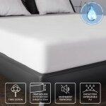 Protege matelas coton 80x200 cm molleton imperm�able pour lit � t�tes et pieds relevables par soleil ...