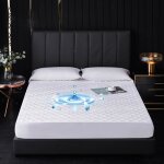 Prot�ge matelas imperm�able 140x200 cm respirant drap housse doux couvre matelas bonnet rabat 30cm anti ...